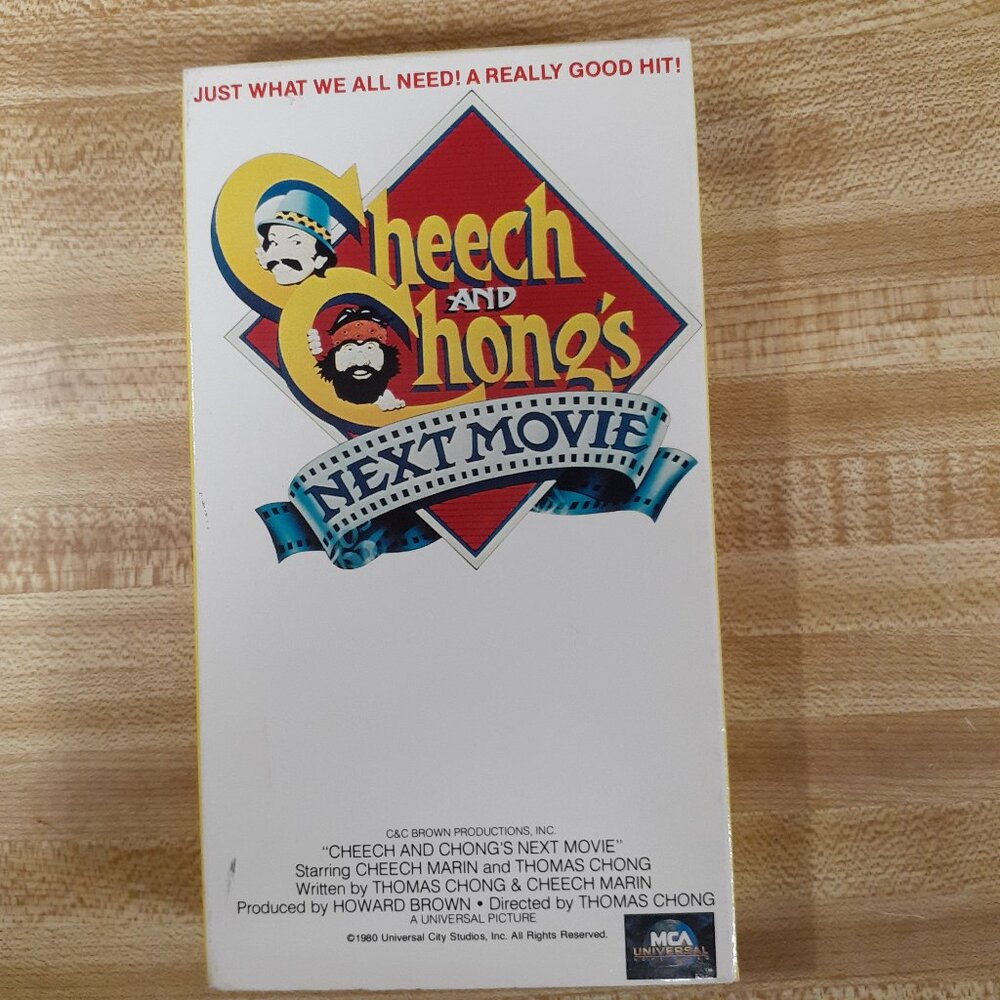 Cheech and Chong’s Next Movie (VHS, 1980) Tommy Chong, Stoner Comedy Cult VTG